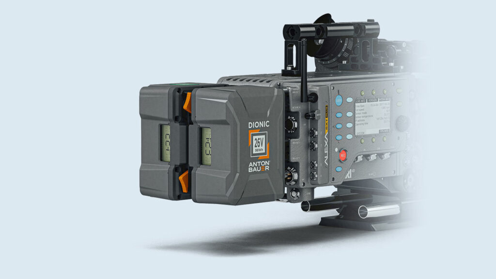 Dionic 26V batteries on Sharkfin bracket