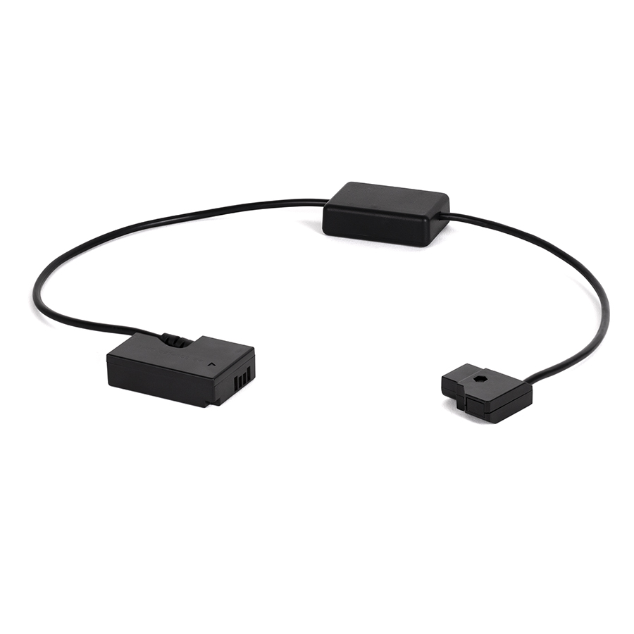 P-Tap to Canon (T6i, T7i, EOS RP, M3, M5, M6, Rebel T6s, 77D) Dummy Battery