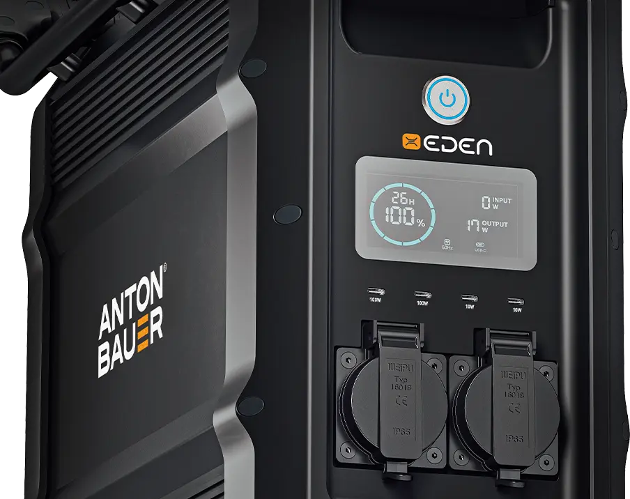 EDEN with a LCD monitoring screen