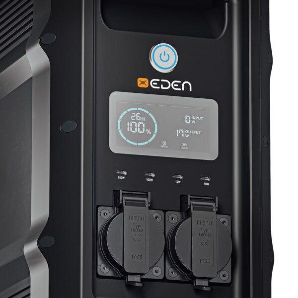 Showcasing the LCD screen on EDEN